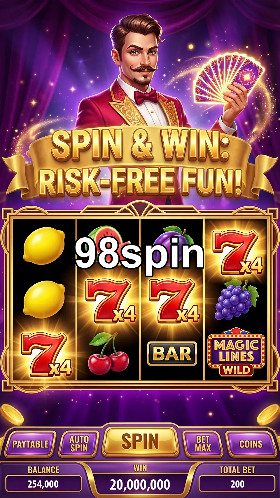 98spin Tangkapan Layar - APK Resmi